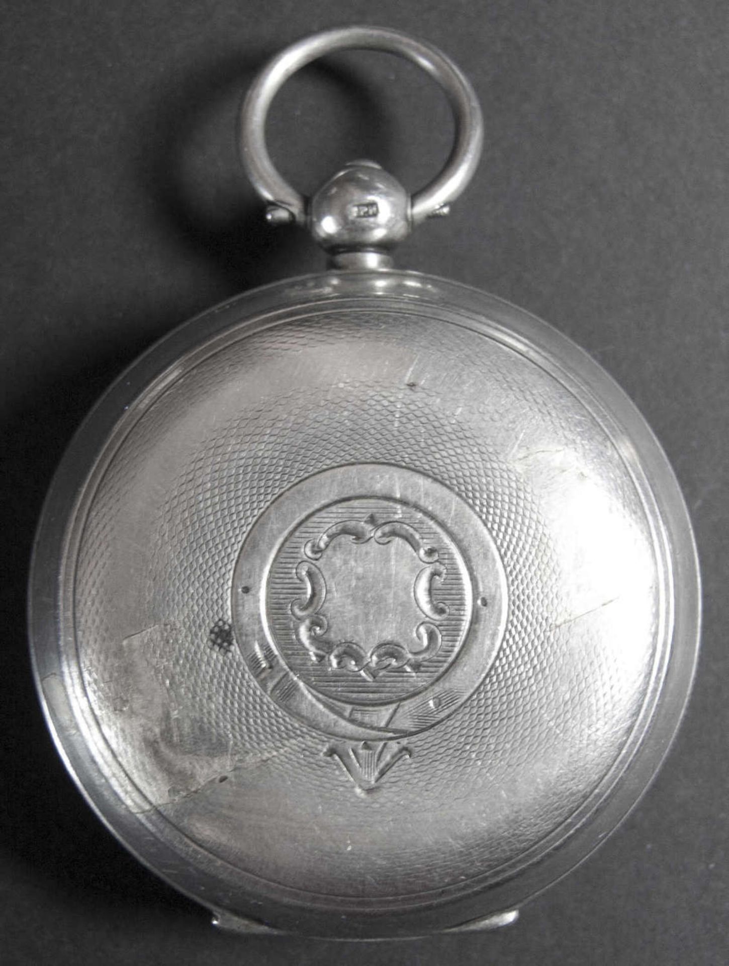 J . G. Graves Sheffield - Taschenuhr mit Schlüssel. Um 1904. Silber. Die Uhr läuft nicht an. - Image 2 of 4