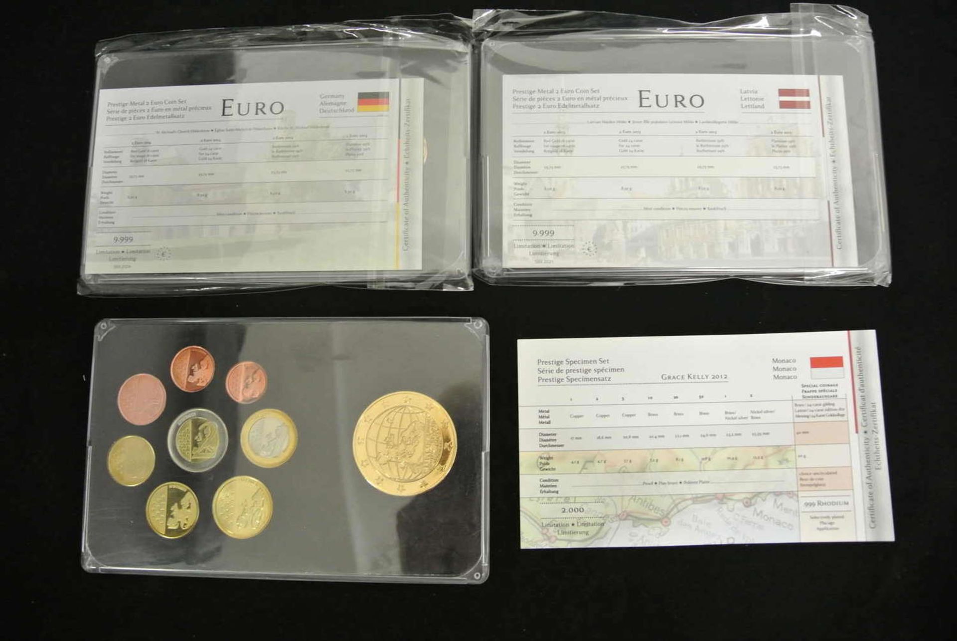 Lot Europa Münzen, bestehend aus 1x Prestige 2 Euro Edelmetallsatz Deutschland, 1x Prestige 2 Euro - Bild 2 aus 2