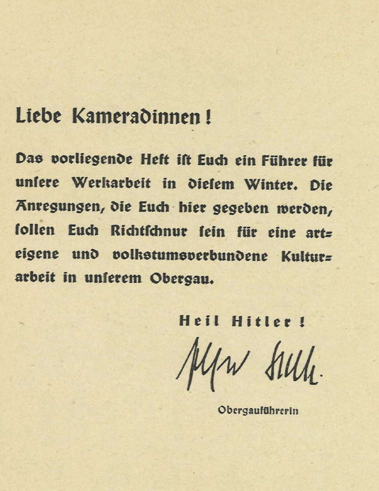 "Es weihnachtet" - Führerinnendienst des B.D.M. Obergau SaarpfalzAusgabe November / Dezember 1940. - Bild 2 aus 2