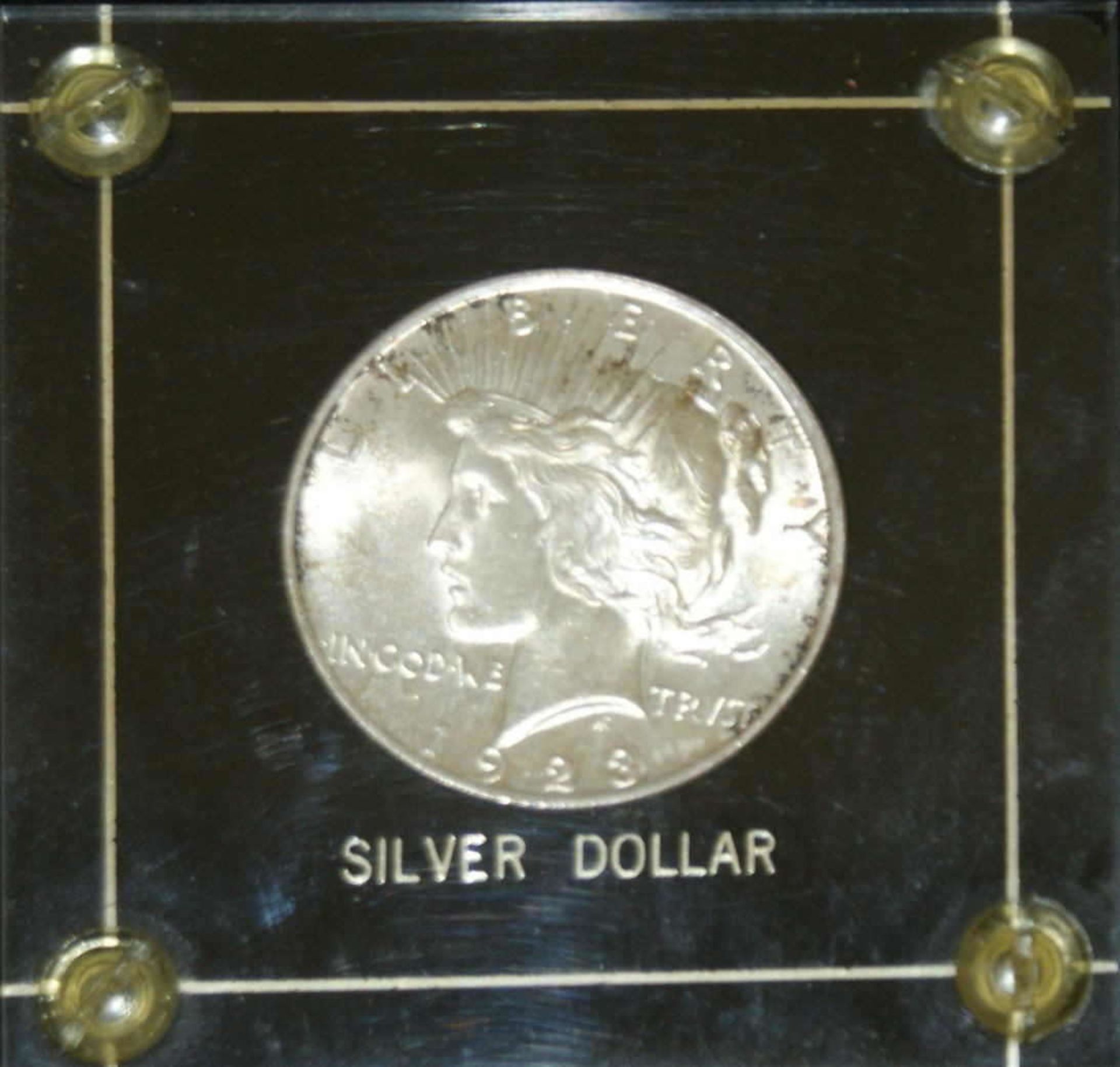 USA 1 Liberty Dollar Silber 1923, 1 Proof-Set Sollar im Original Etui, sowie 1 Eisenhower Proof - Bild 3 aus 4