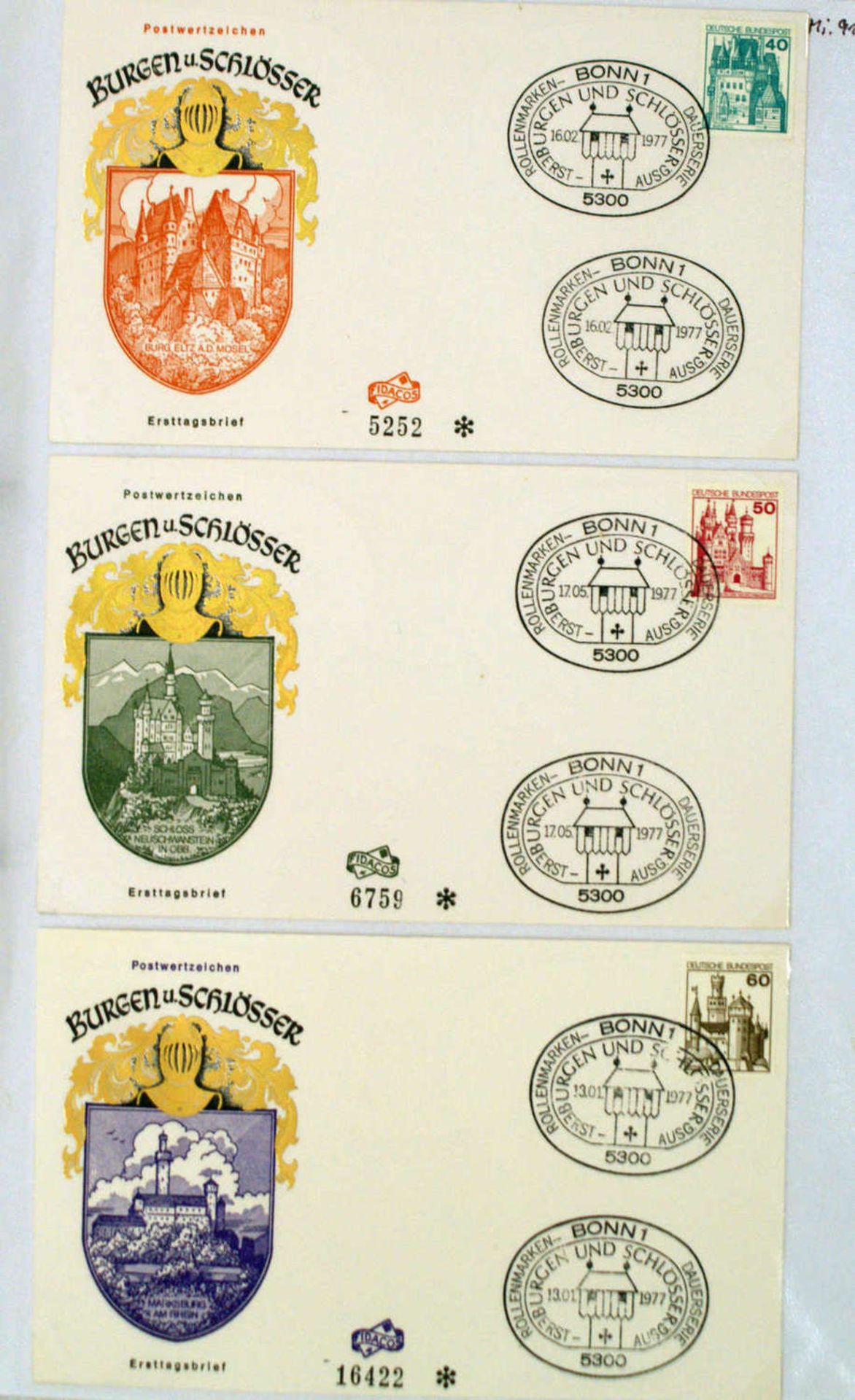 BRD, Bund FDC mit bebilderten Umschlägen, 1977. Bitte besichtigen ! - Bild 2 aus 3