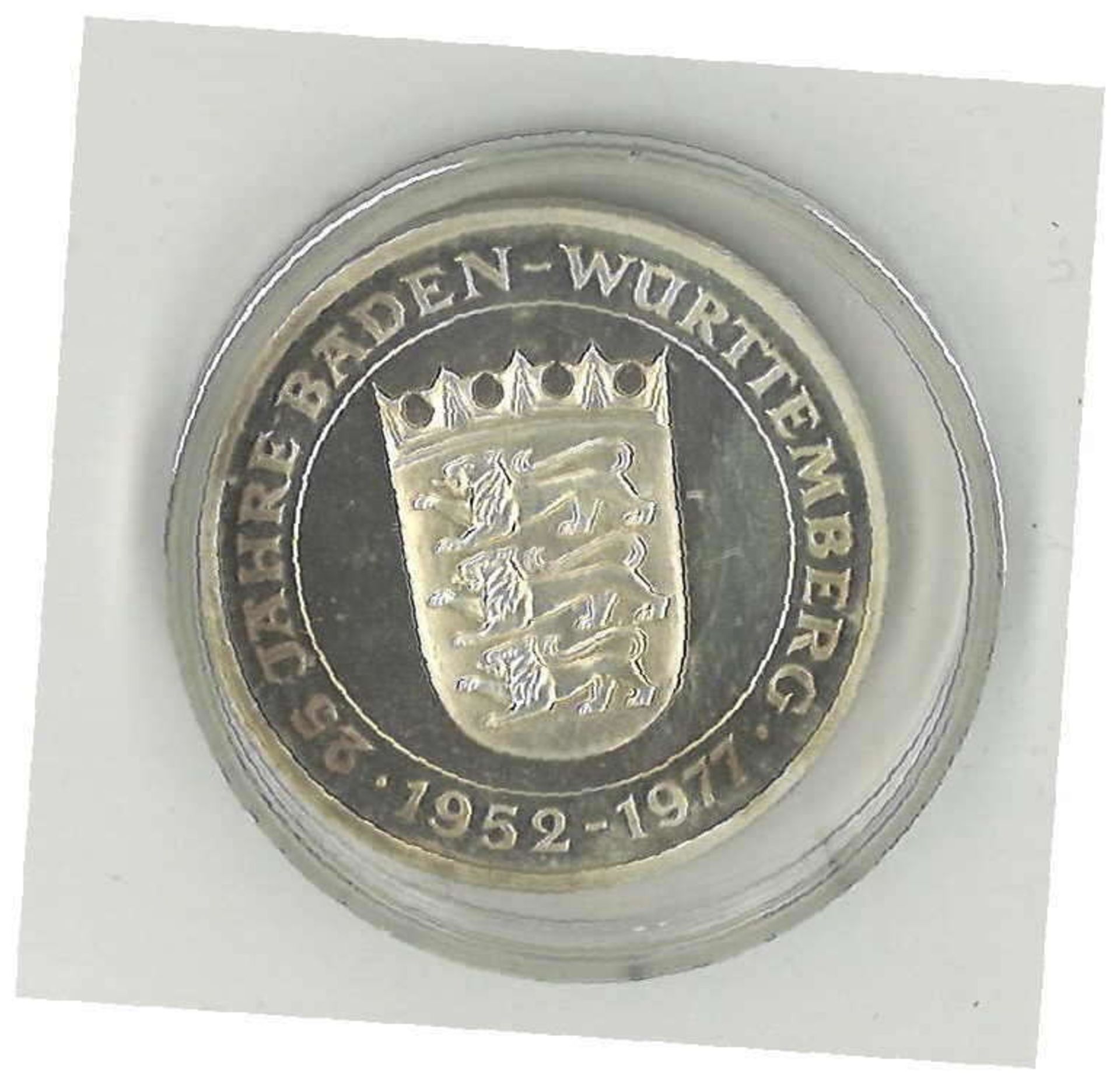 1000er Silbermedaille, "Die Staufer 1079-1268" 25 Jahre Baden Württemberg, in Feinsilber,