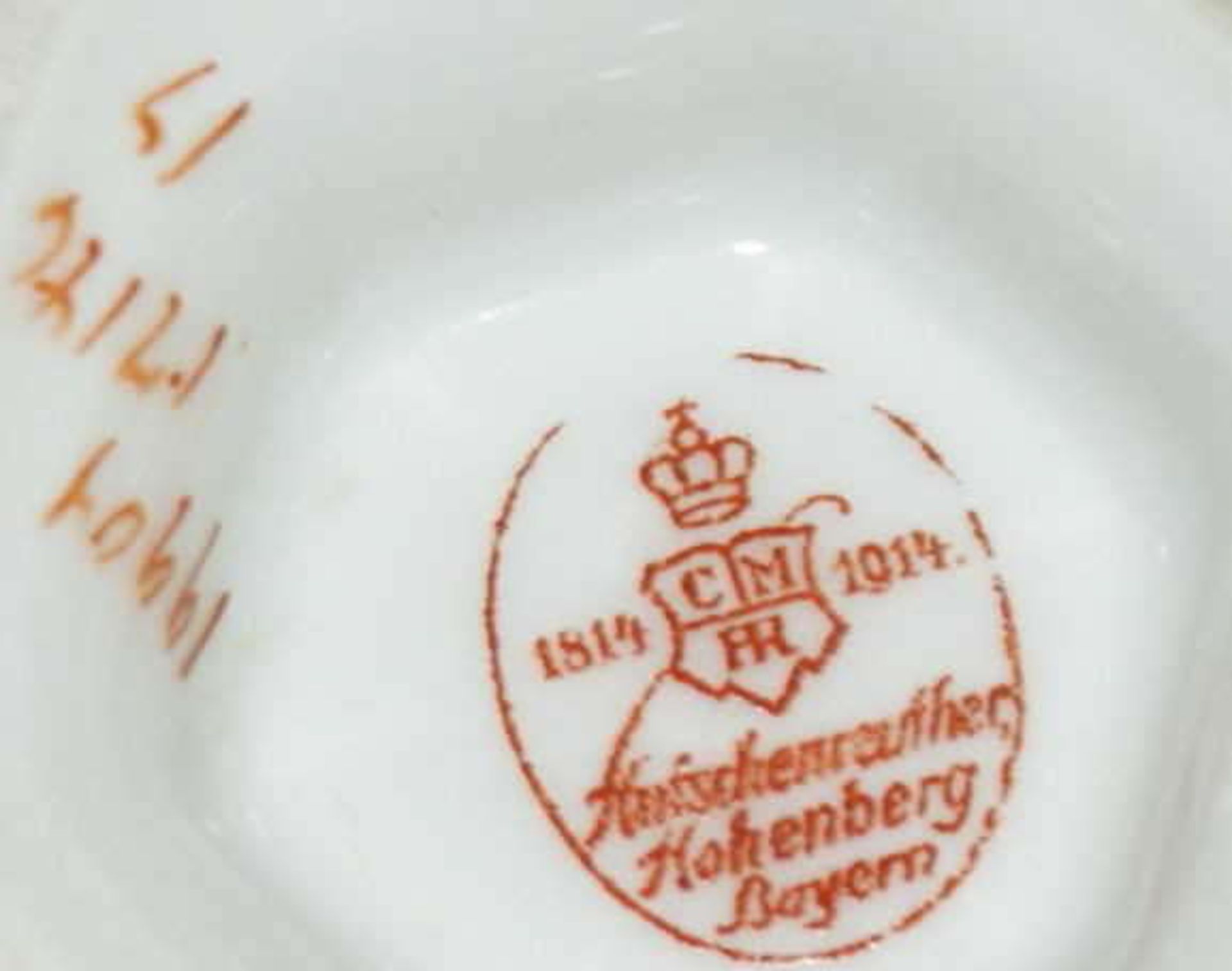 1 ausgefallenes Porzellan Restelot von Hutschenreuther, bst aus 2 Milchkännchen sowie 1 - Bild 2 aus 2