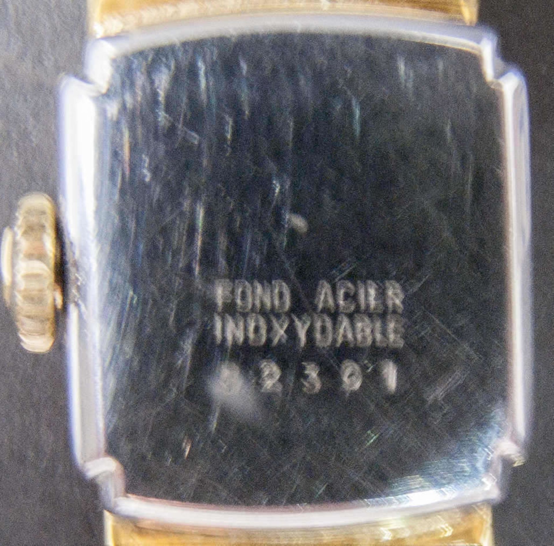 Bucherer Damen - Armbanduhr. Swiss made. Handaufzug. Vergoldet. Länge: ca. 18 cm. Die Uhr läuft - Bild 3 aus 4