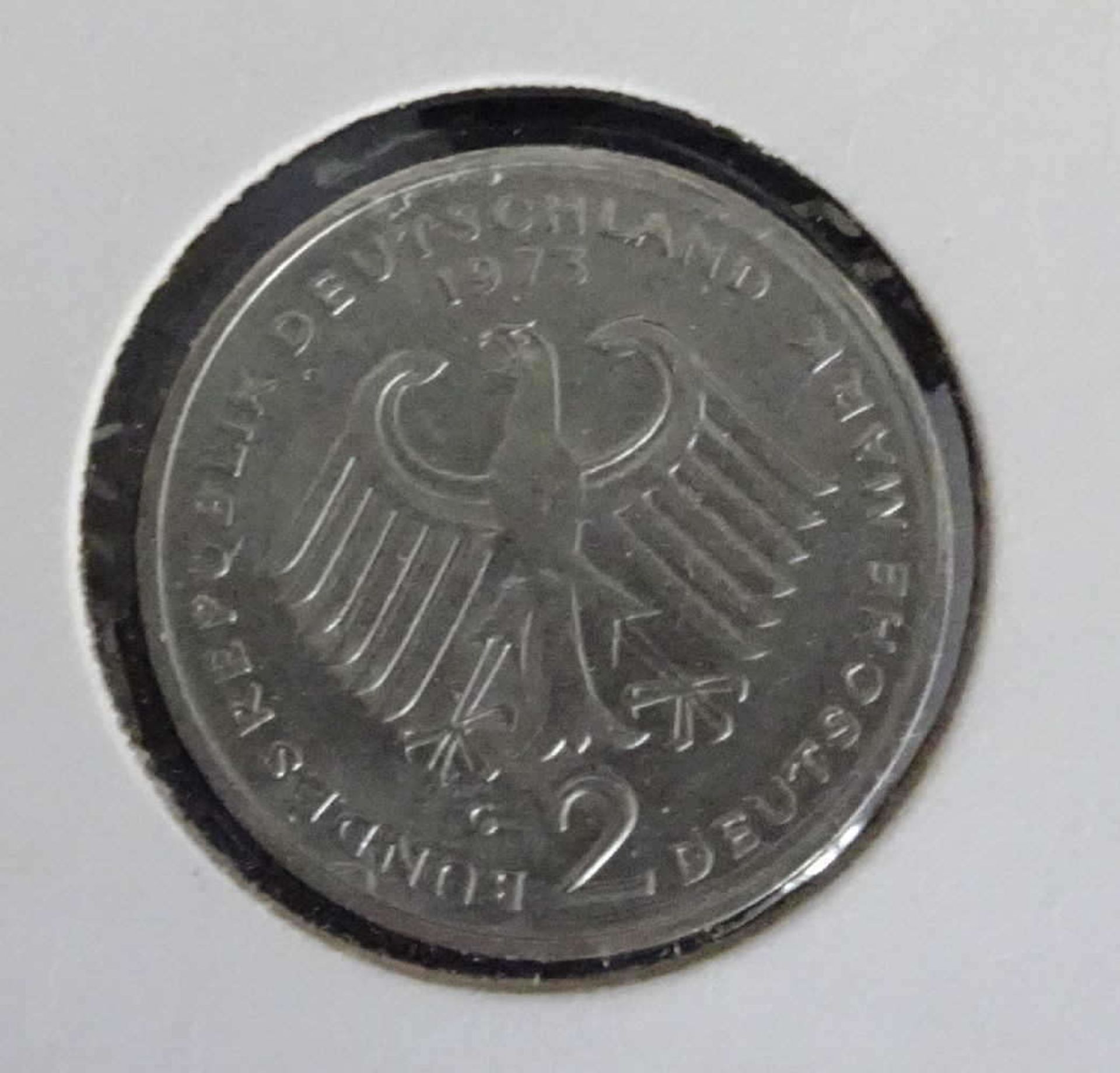 BRD 1969 - 87, 76 x 2.- DM - Münzen "Konrad Adenauer". Jaeger: 406. Pro Jahrgang alle vier - Bild 2 aus 3