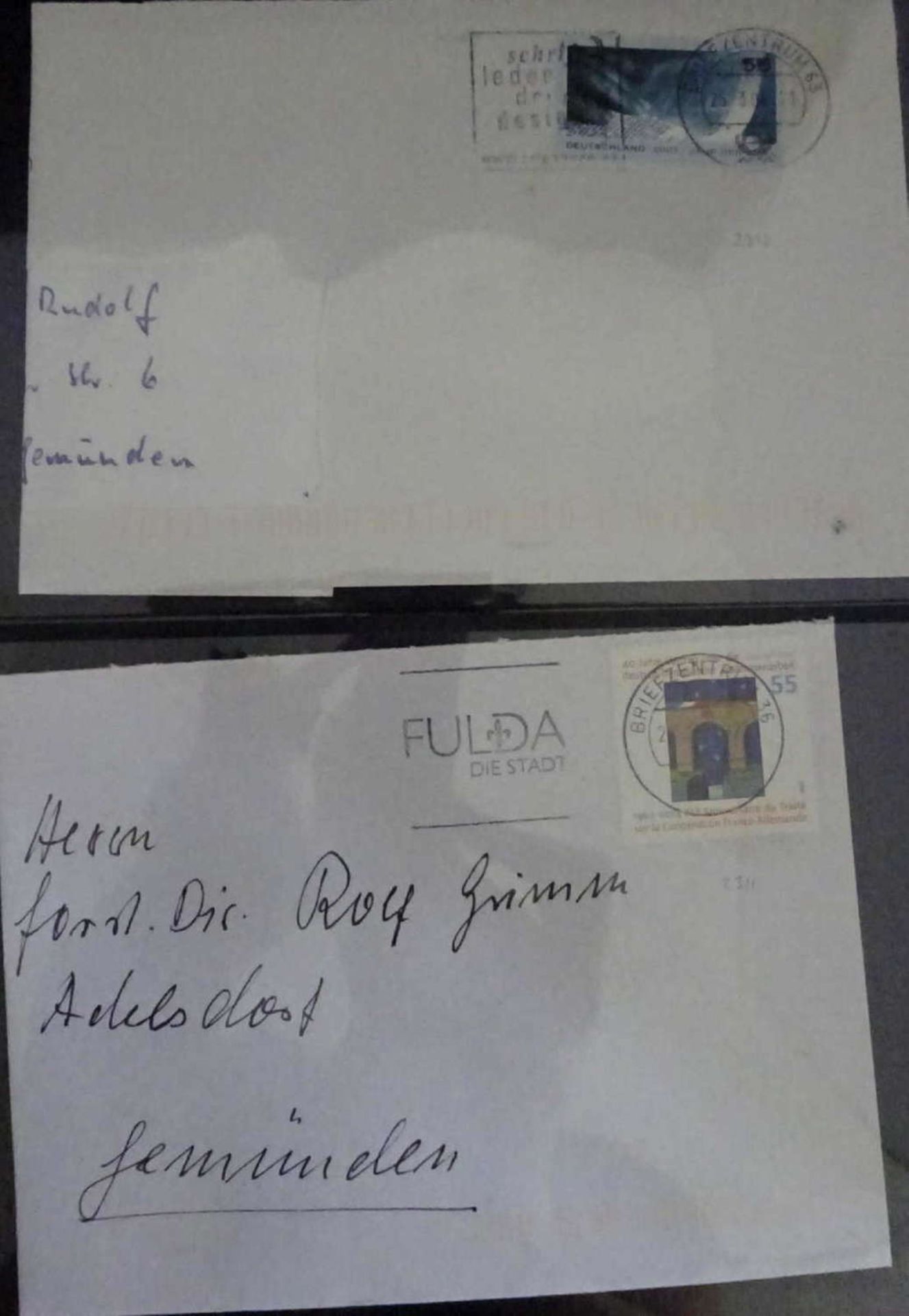 BRD-Briefe mit Sondermarken + Postkarten FRG letters with special stamps + postcards - Bild 2 aus 3