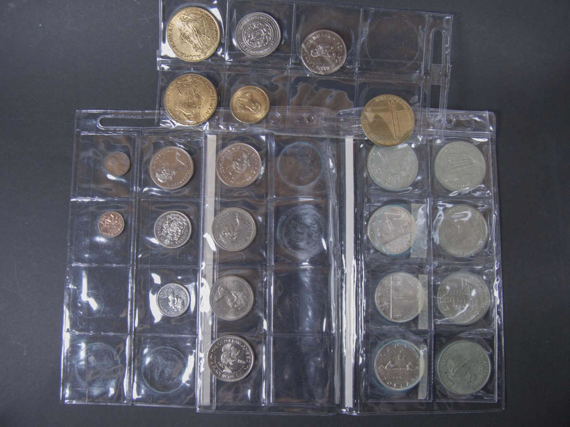 Kanada, Lot Gedenkmünzen (Dollars) zu verschiedenen Anlässen. Canada, Lot of commemorative coins (