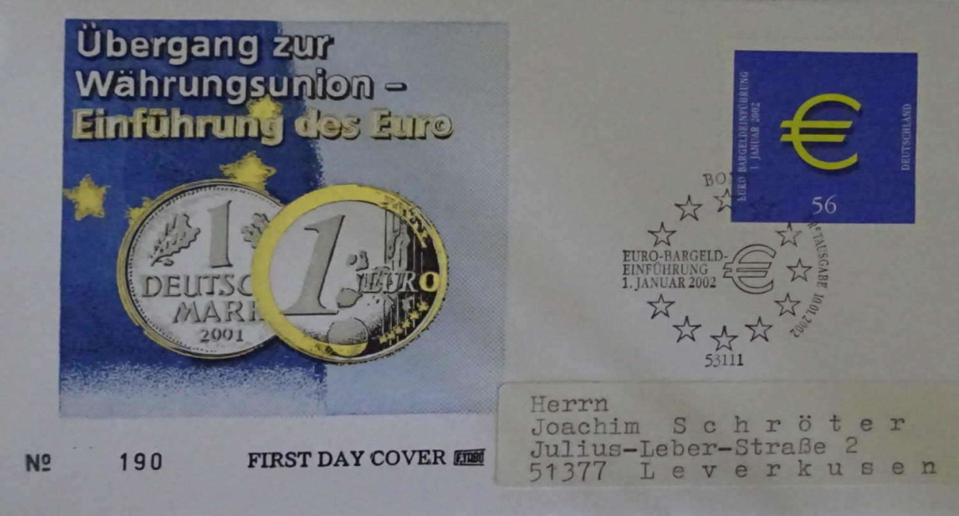 75 FDC BRD ab 2002 75 FDC Germany from 2002