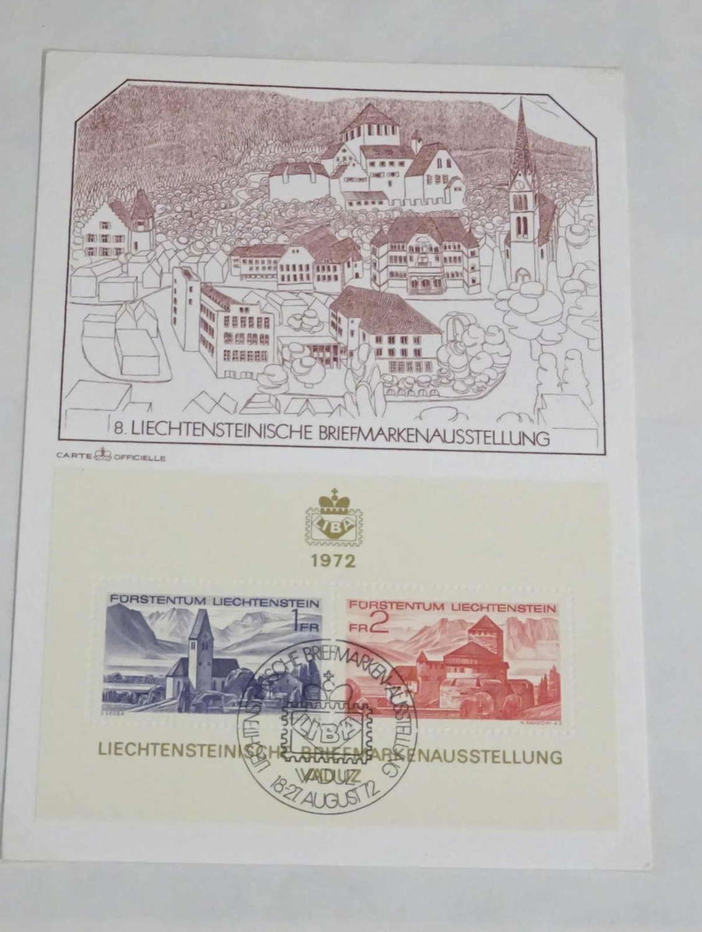 Liechtenstein, Maximumkarten, Michelnr. 1-28. Michelwert 233,50 Euro Liechtenstein, maximum cards,