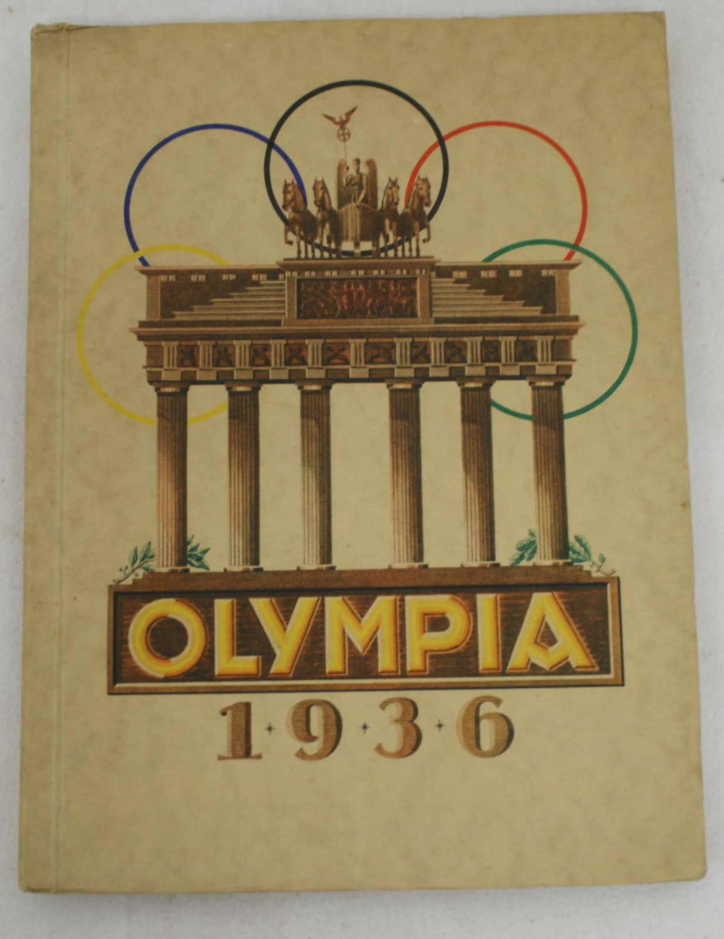 Sammelbilderalbum "Olympia 1936" PET.Cremer, Düsseldorf-Heerdt. Guter Zustand.