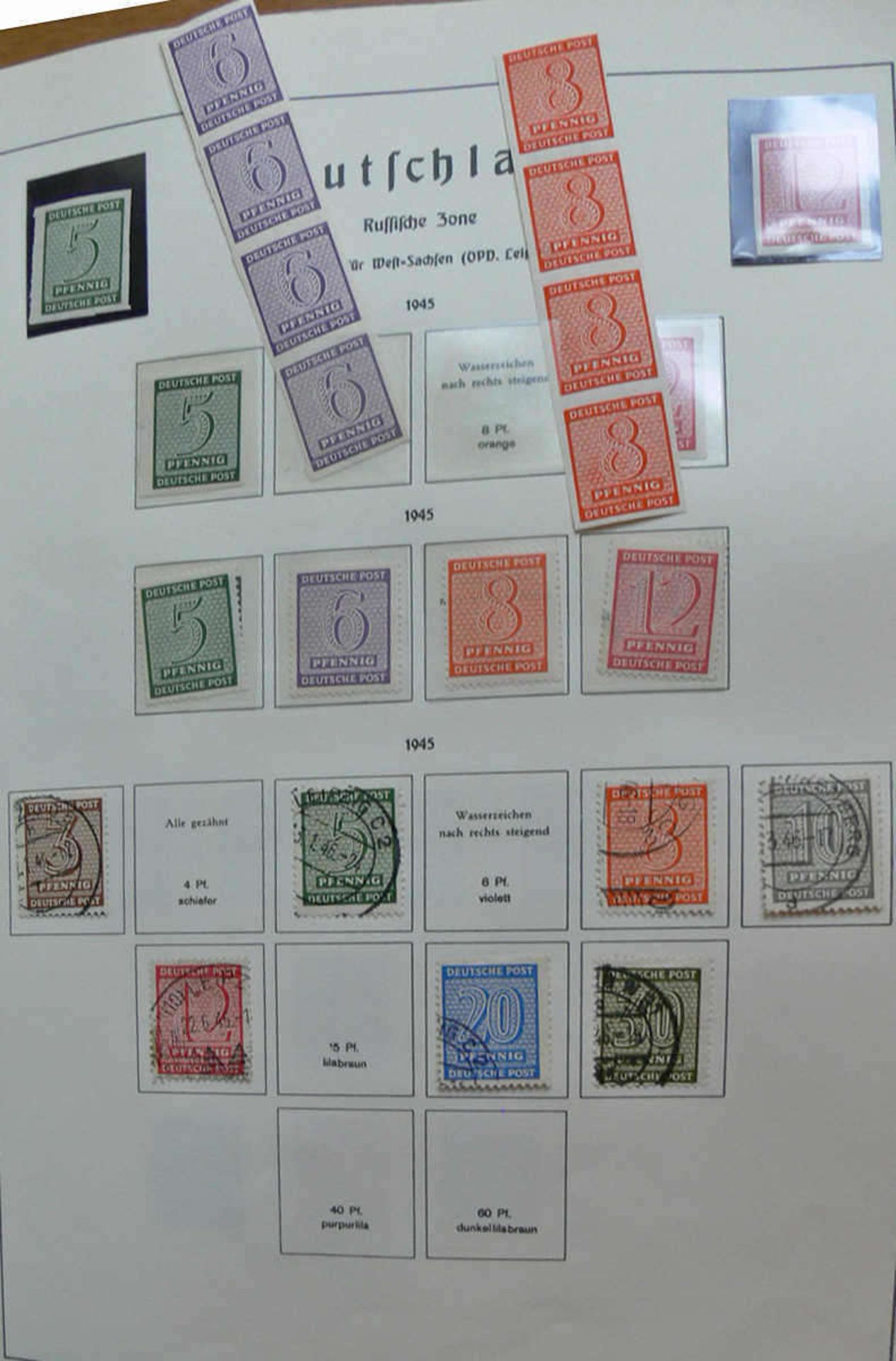 DDR / SBZ, Teilsammlung, postfrisch und gestempelt. Im Vordruckalbum. GDR / SBZ, partial collection, - Bild 2 aus 4