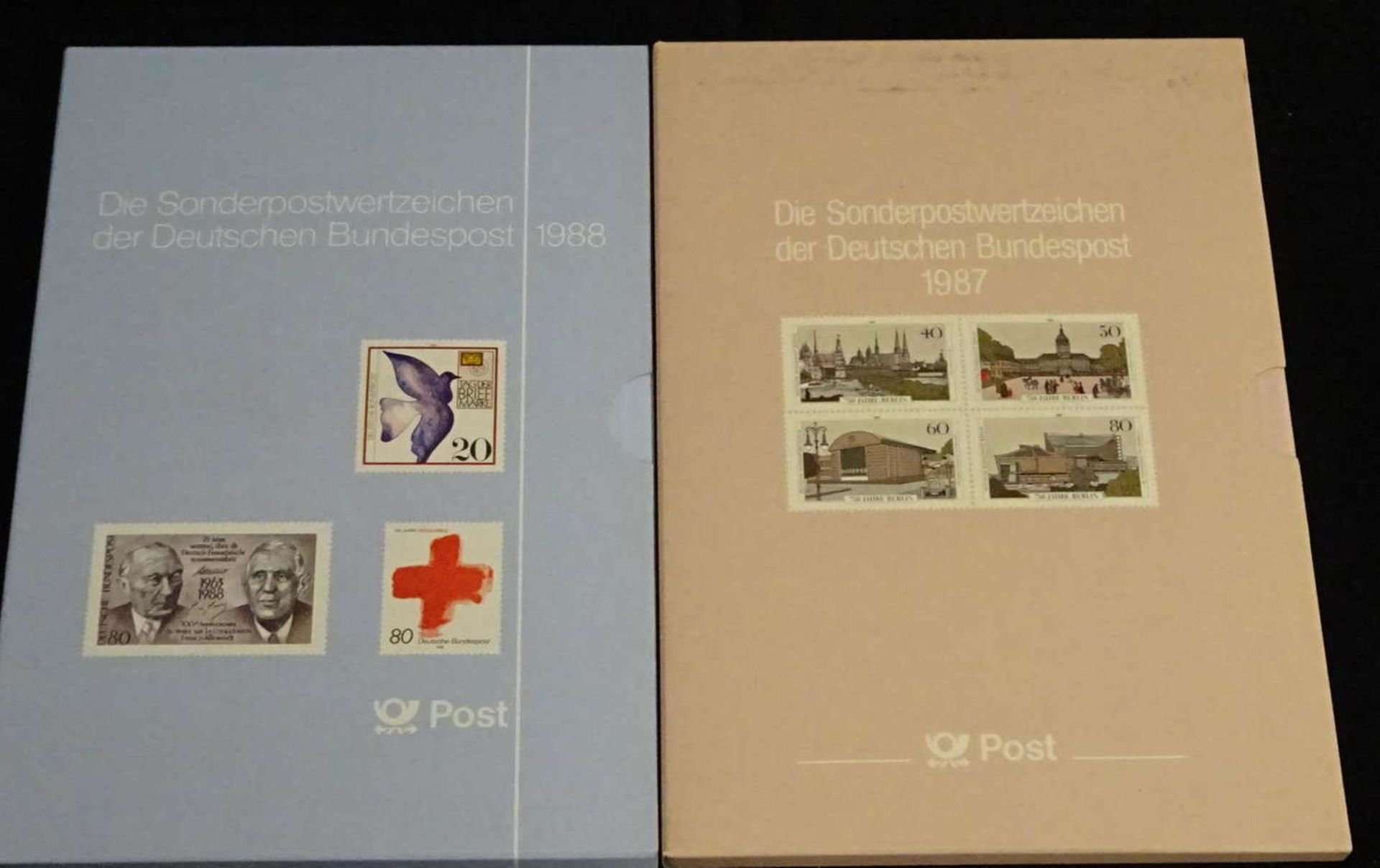 Die Sonderpostwertzeichen der Deutschen Bundespost 1988, Michel Nr. 16, 1347-1396. Michelwert 75,