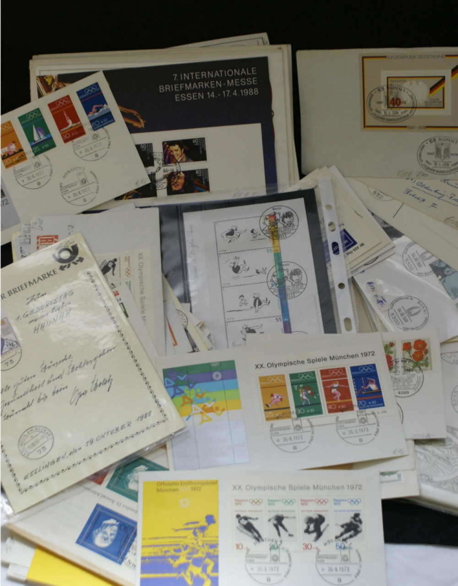 Schönes Lot FDCs und Briefe, meist BRD aber auch einiges Ausland. Sehr hoher Michelwert. Unbedingt - Image 2 of 2