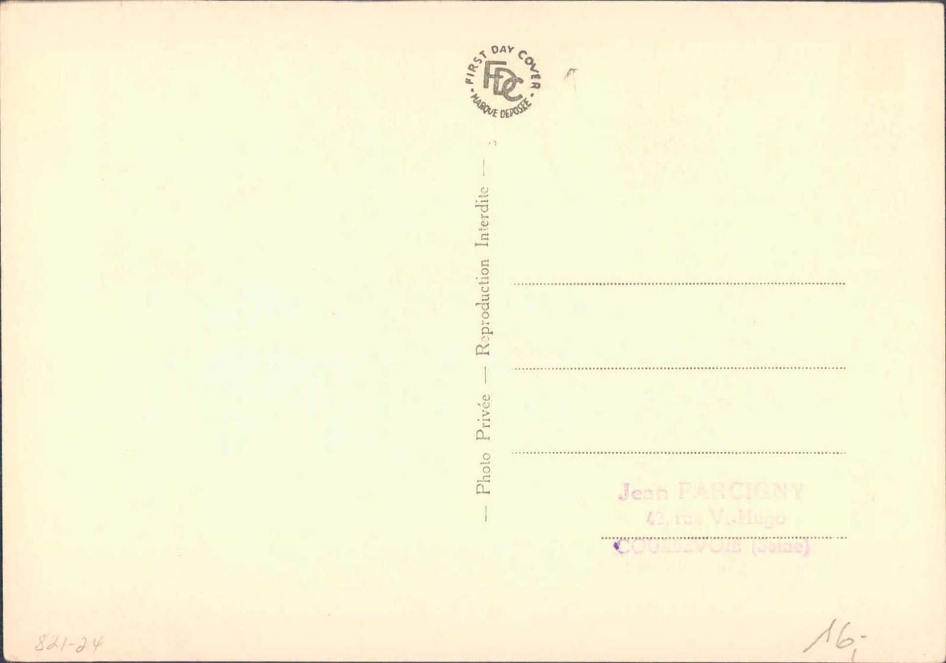 Ersttags - Brief Major James Cordes mit Lebenslauf und Postkarte E. Oehmich, franz. Helikopter - - Image 5 of 5