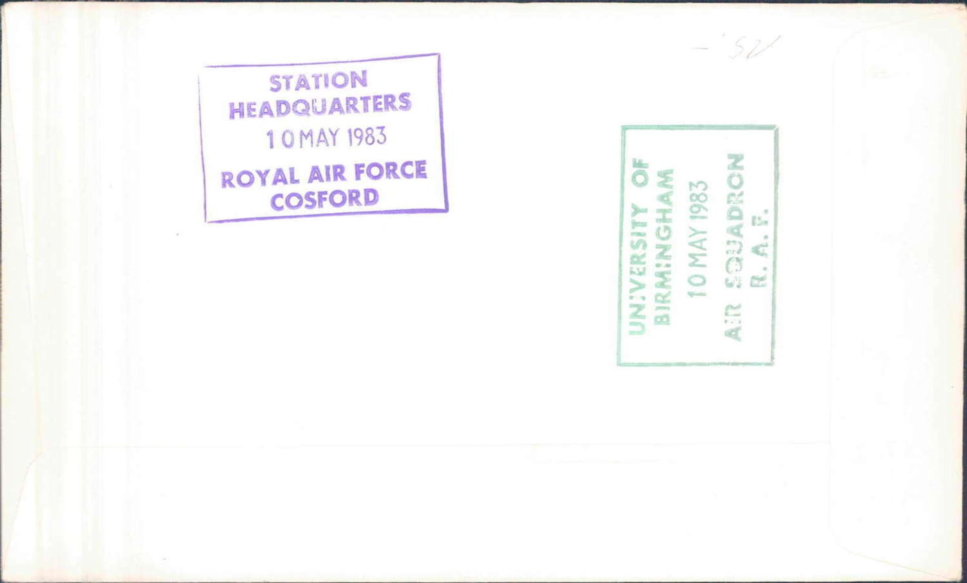 Ersttags - Brief Major James Cordes mit Lebenslauf und Postkarte E. Oehmich, franz. Helikopter - - Image 2 of 5