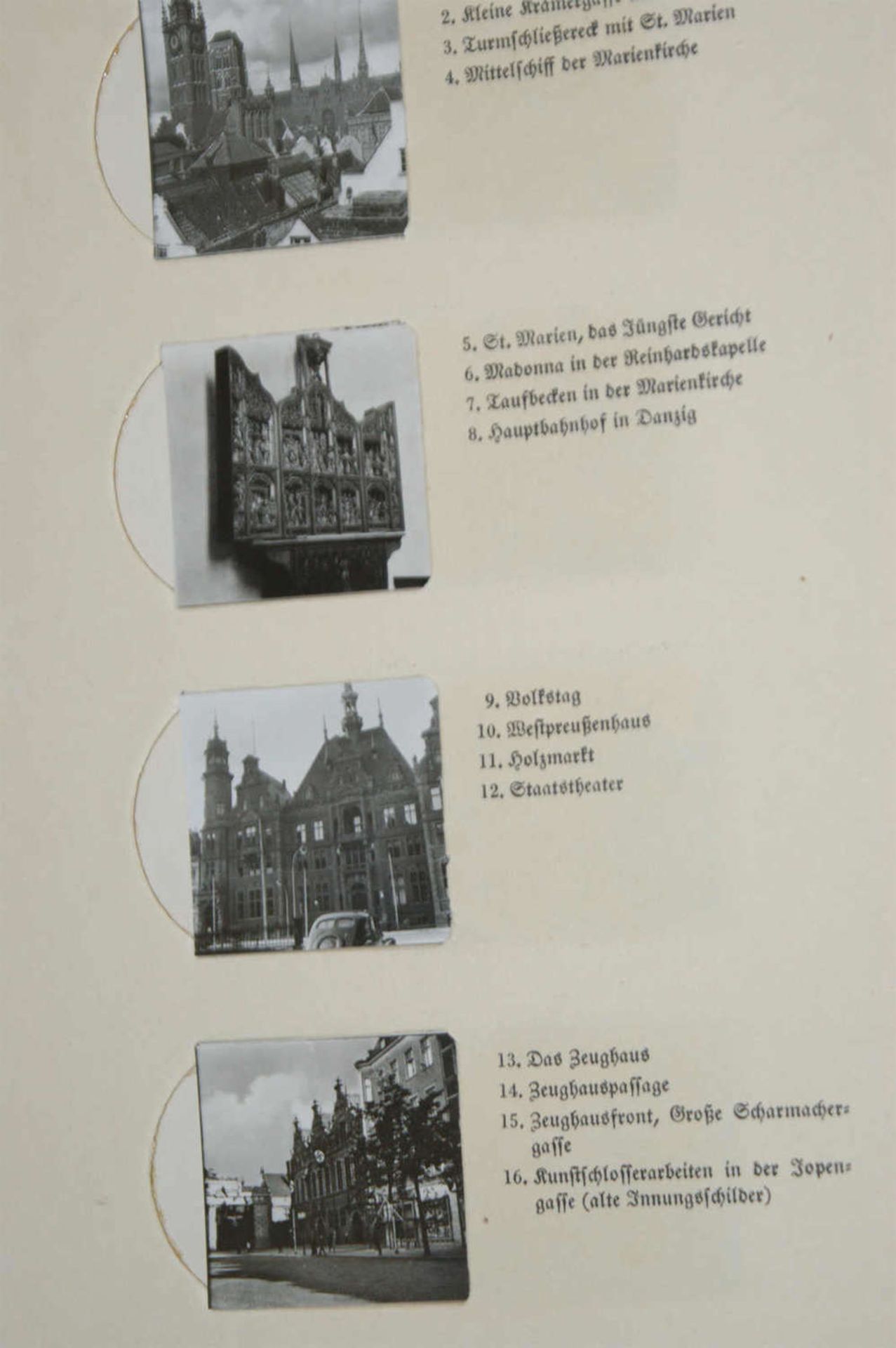 Raumbilderalbum "Danzig werden & Behauptung einer deutschen Stadt", vollständig.Spaces album "Gdansk - Image 2 of 3