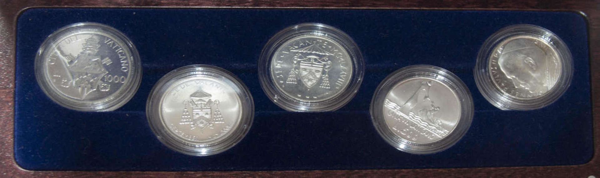 Vatikan 1978-2008, Silber - Münz - Set "30 Jahre 3 - Päpste - Jahr 1979 - 2008". Limitiert auf 300