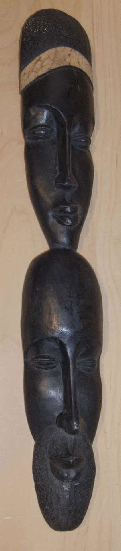 Afrikanische Doppelmaske. Hartholz. Höhe: ca. 50,5 cm.African double mask. Hardwood. Height: approx.