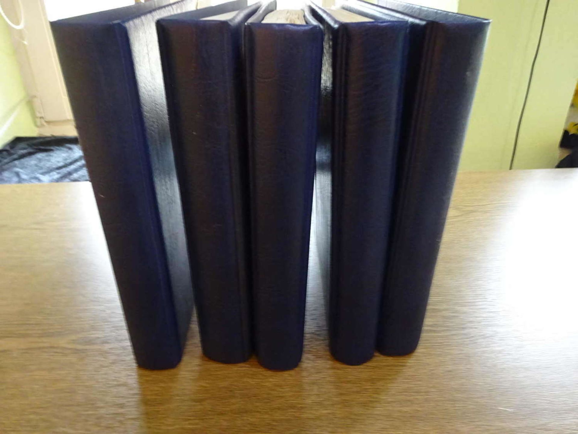 5 Kabe Vordruckalben BRD, Teilsammlung 1949-1996, Postfrisch und gestempelt.5 Kabe printed form