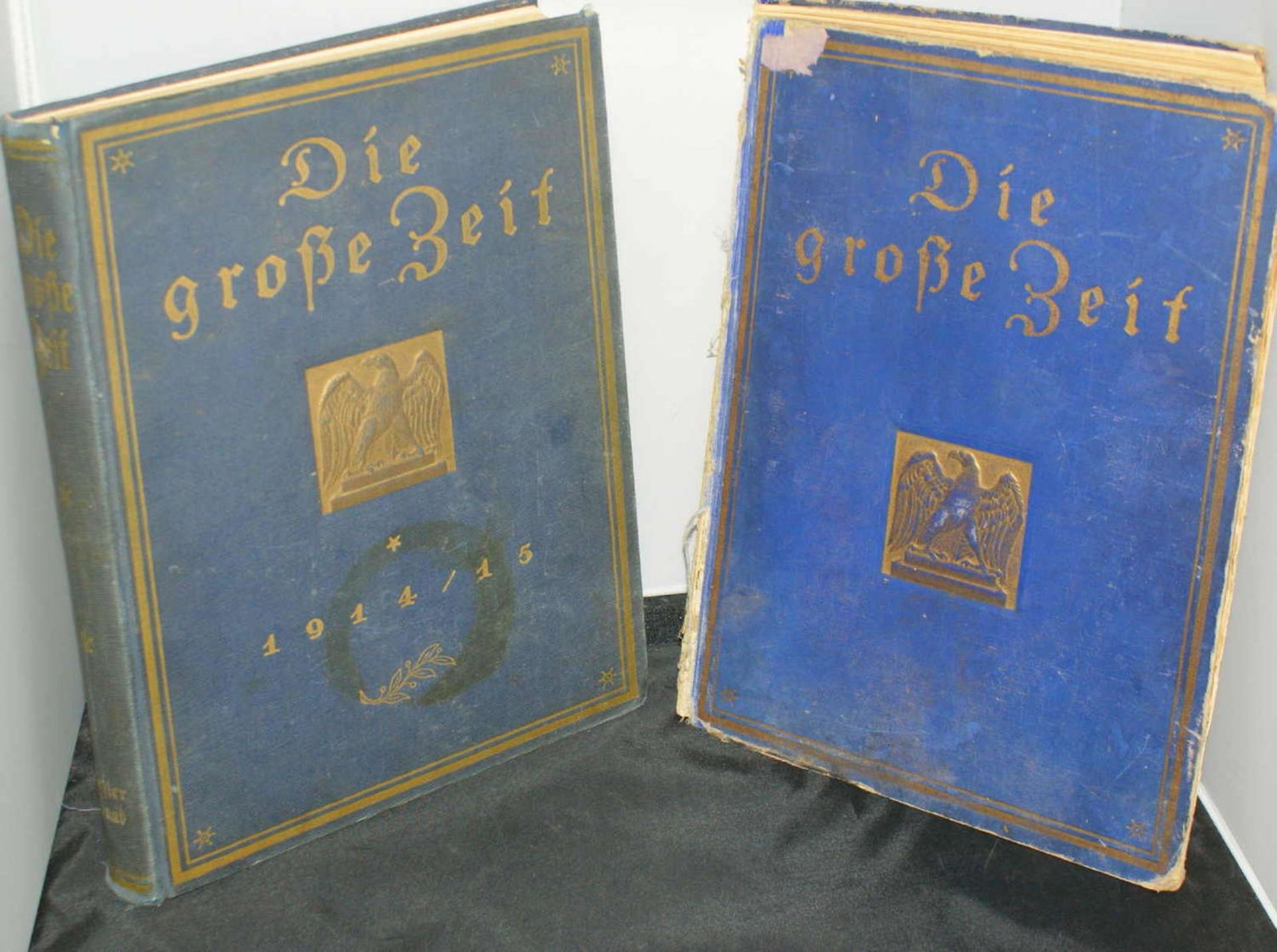 2 Bücher "Die große Zeit", Band 1 und 2. Gebrauchter Zustand2 books "The Great Time", Volumes 1
