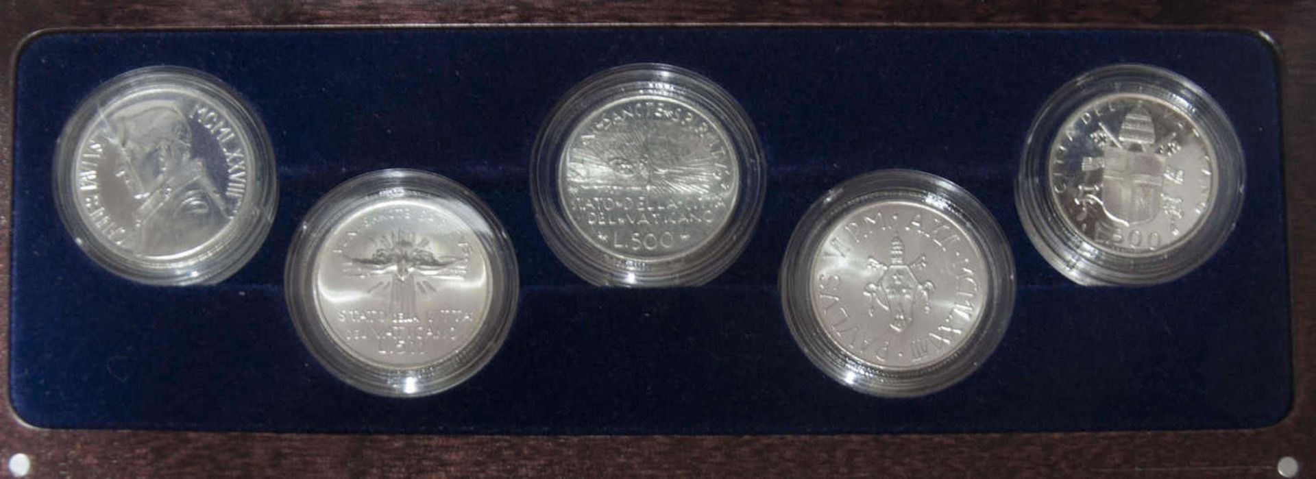 Vatikan 1978-2008, Silber - Münz - Set "30 Jahre 3 - Päpste - Jahr 1979 - 2008". Limitiert auf 300 - Bild 2 aus 2