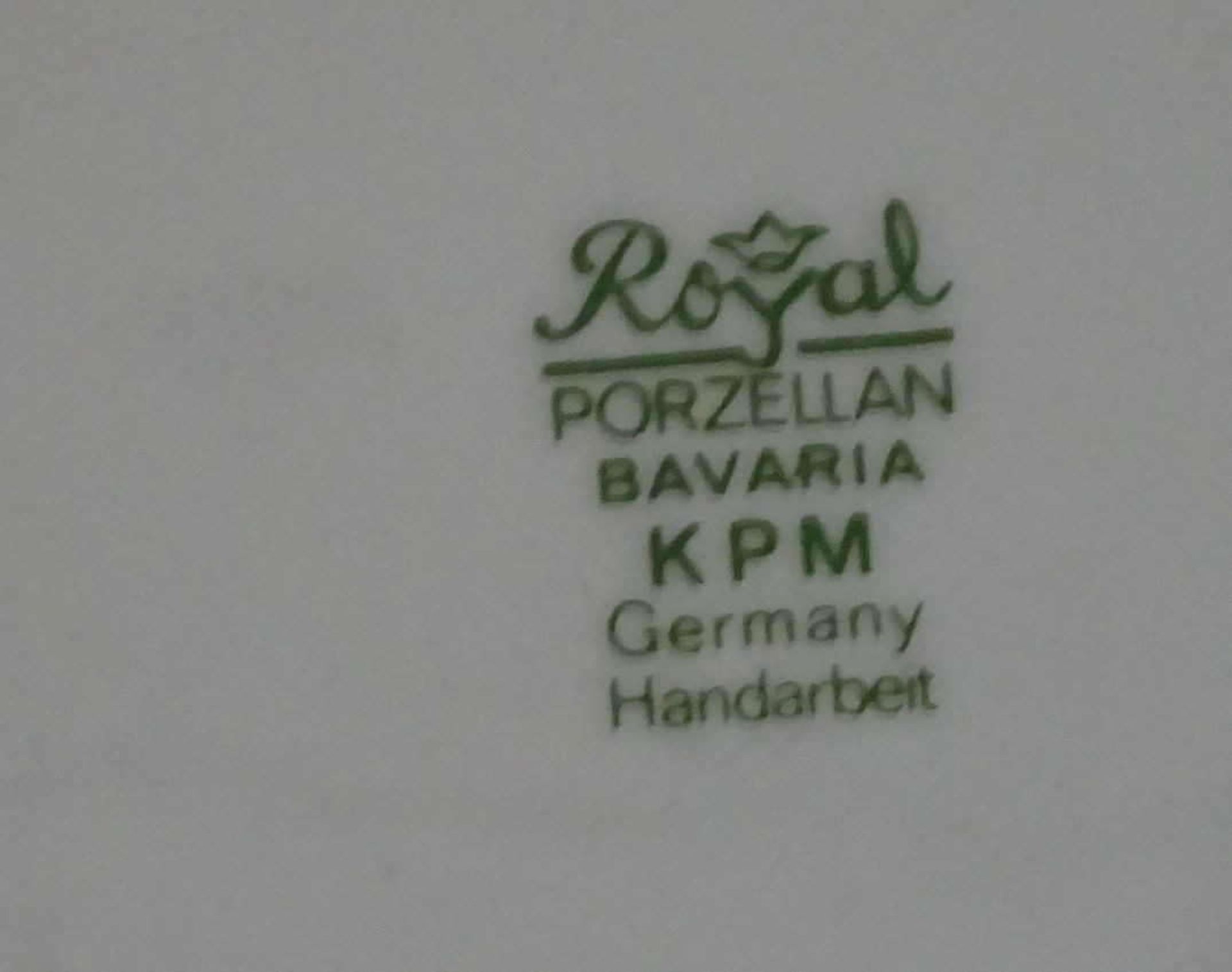 Wandteller "Papst", Royal Porzellan Bavaria KPM Germany, Handarbeit. Durchmesser ca. 29,5 cm.Wall - Bild 2 aus 2