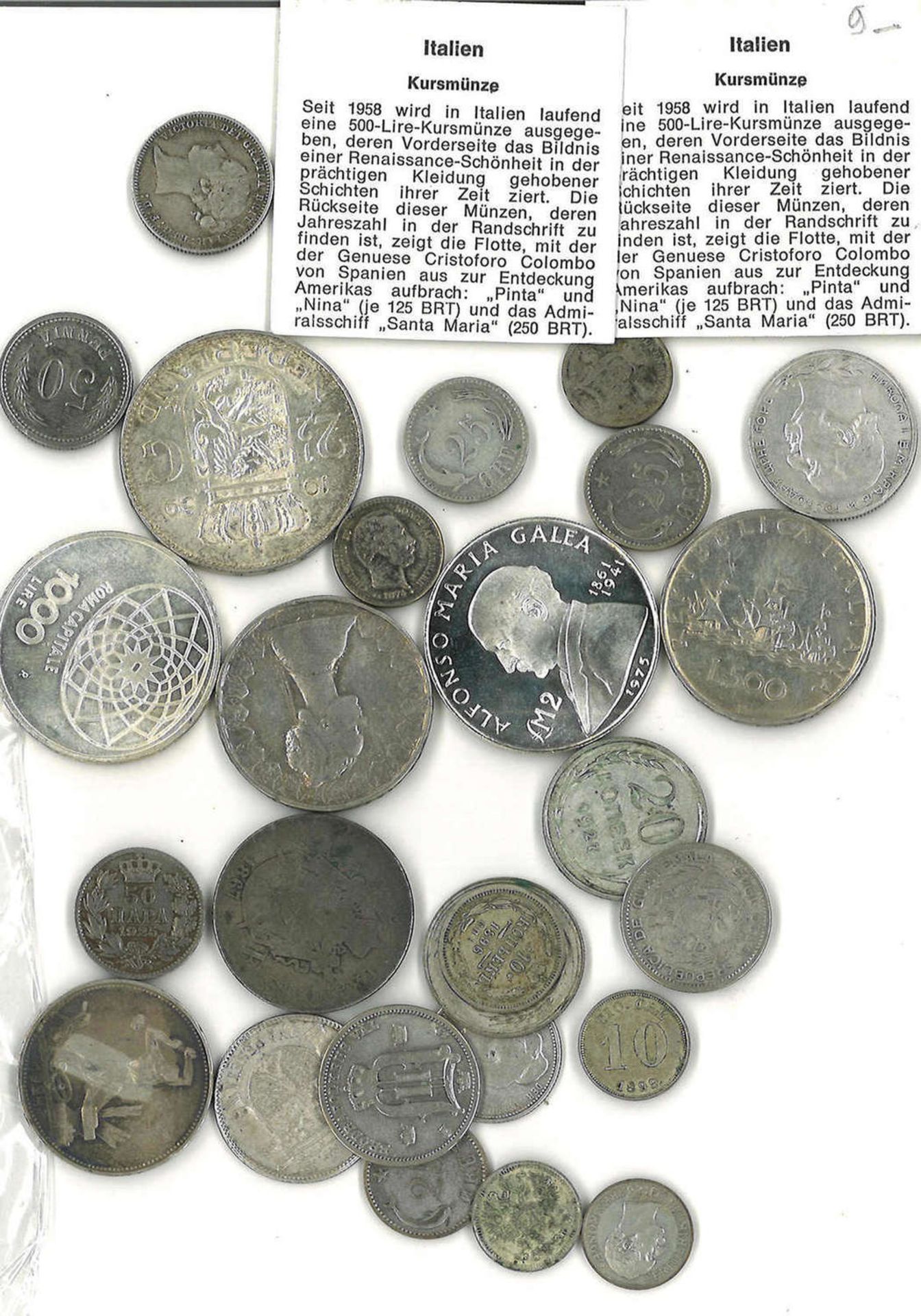 Lot Silbermünzen Europa, dabei auch bessere Stücke. Bitte besichtigenLot of silver coins Europe, - Image 2 of 2