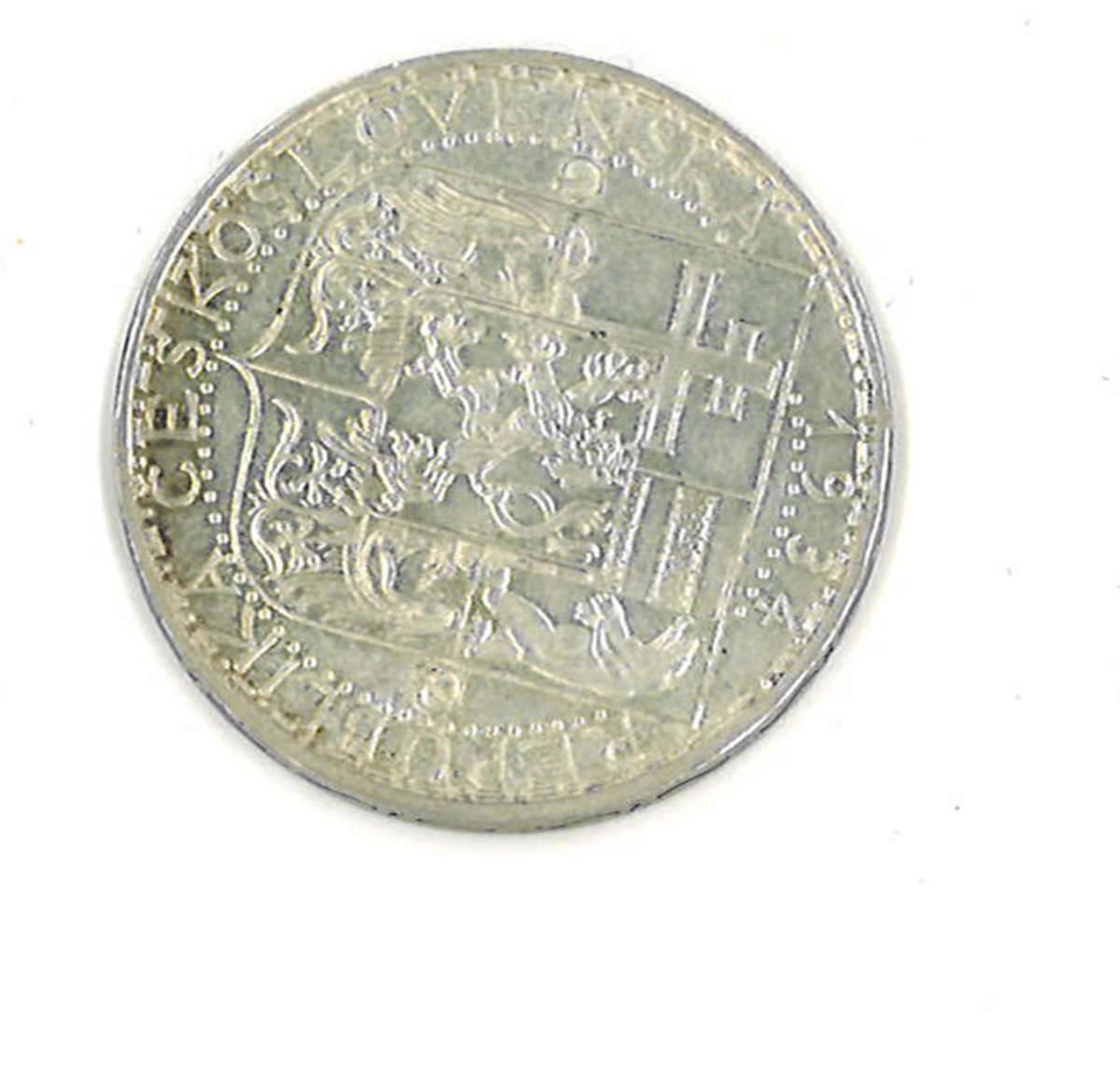 Tschechische Republik 1934, Silbermünze. 20 KronenCzech Republic 1934, silver coin. 20 crowns - Image 2 of 2