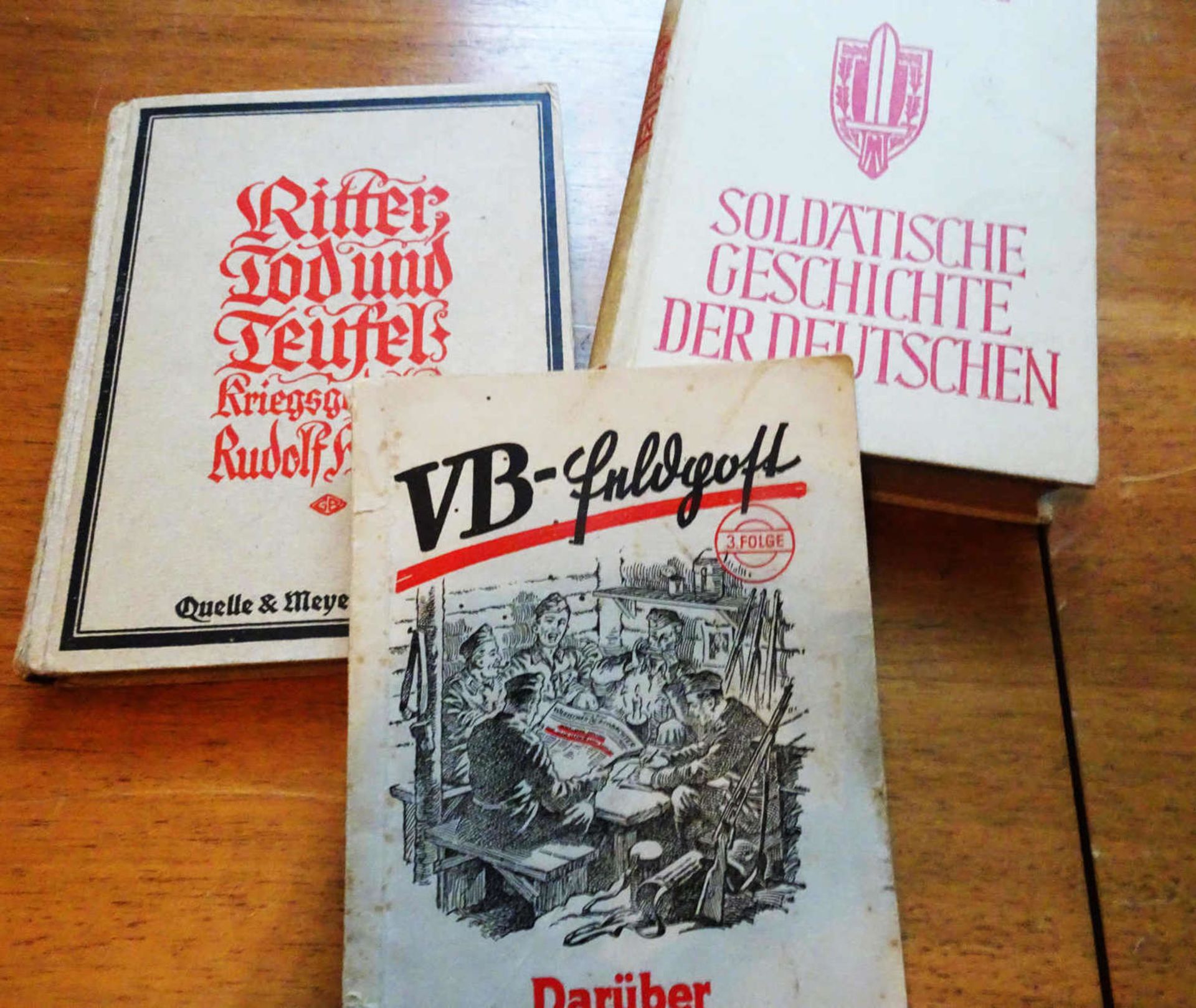 Lot Militär - Bücher, 1. VB - Feldpost - Darüber lache ich heute noch. 2. Paul Kuntze - - Image 2 of 2