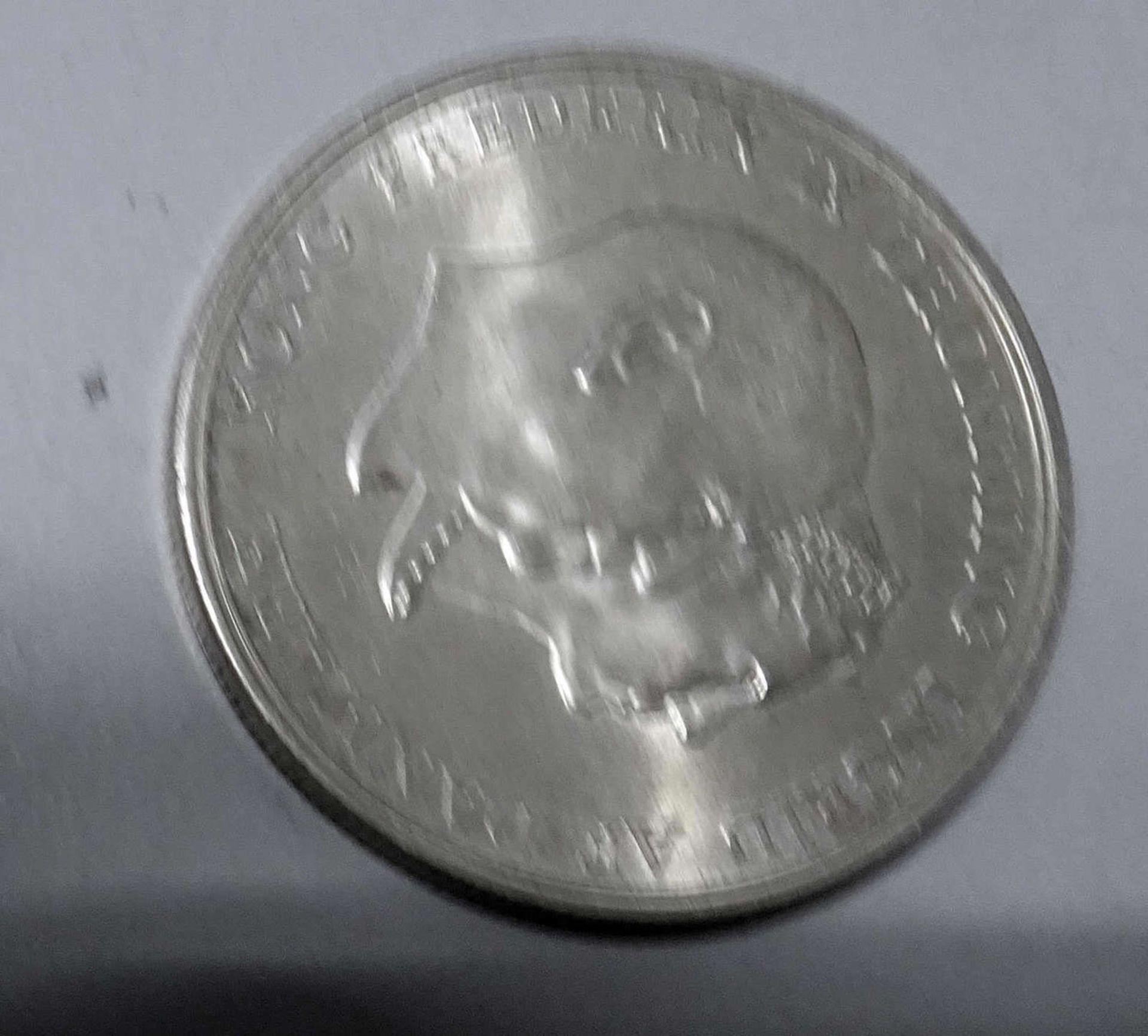 Dänemark Silbermünze. 5 Kroner 1960. KM 852 "Frederik iX"Denmark silver coin. 5 Kroner 1960. KM - Image 2 of 2