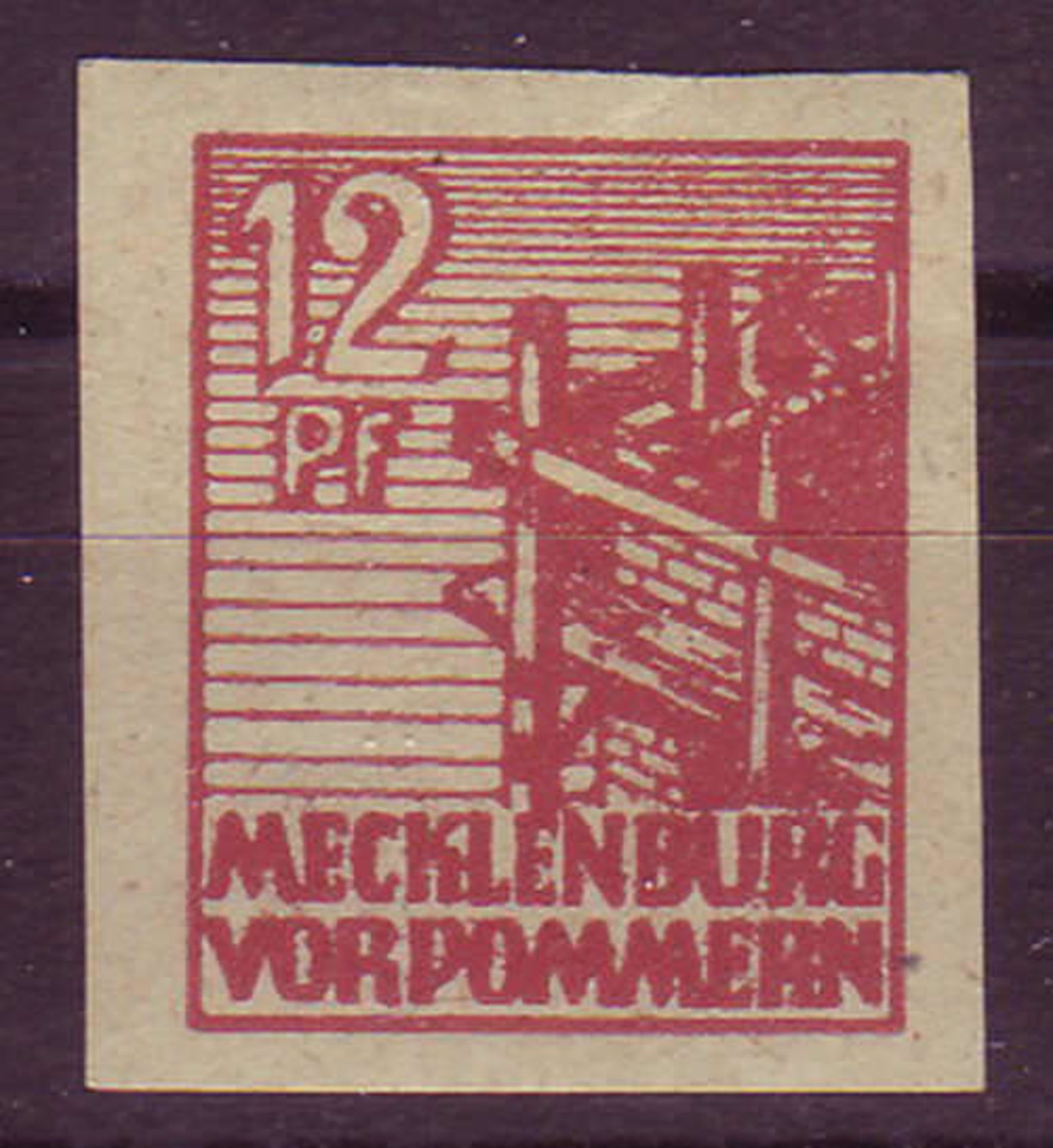 SBZ Mecklenburg - Vorpommern 1946, Mi. - Nr. 36 y d u. Geprüft Kramp. ** .SBZ Mecklenburg -