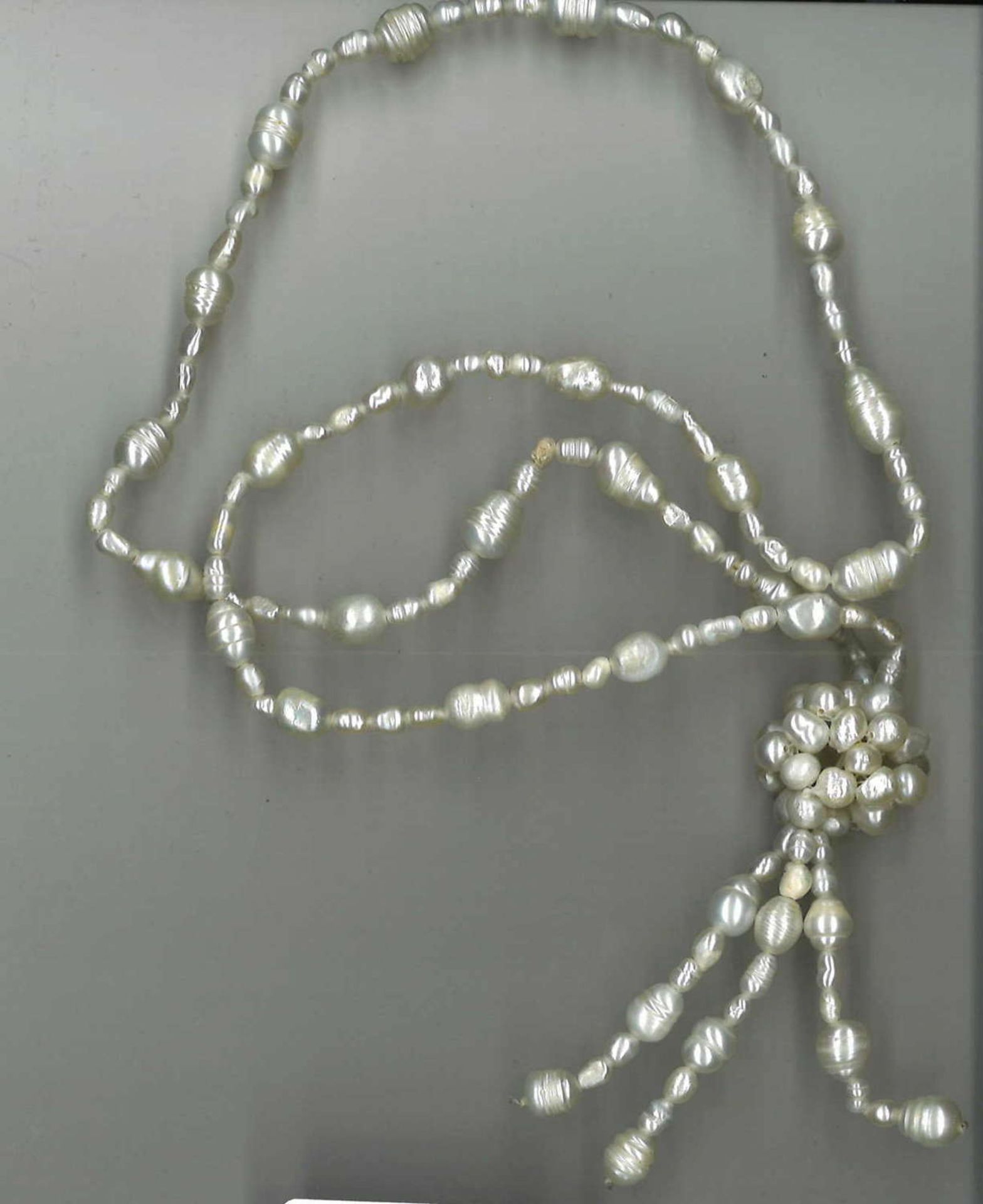 Echtperlenkette, endlos. Sehr schöne Optik. Länge ca. 58cmGenuine pearl necklace, endless. Very nice