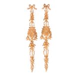 A Pair of French Gilt Bronze Appliques
