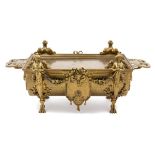 A French Neoclassical Gilt Bronze Jardiniere