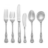 An English Silver Flatware Service, Cooper Brothers & Sons, Sheffield