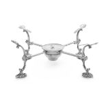 A George III Silver Dish Cross, Edward Aldridge,