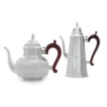An English Silver Teapot and Coffee Pot, Likely Joseph Rodgers & Sons