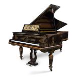 A Victorian Calamander Concert Grand Piano