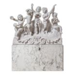 A Continental Marble Figural Group