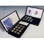 Two Royal Mint Silver Proof sets, Golden Wedding Anniversary Silver Proof Collection, Elizabeth