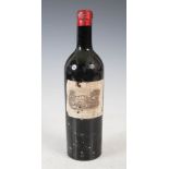 *One bottle of Chateau Lafite-Rothschild, Premier Cru Classe, 1924, (1).