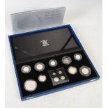 Royal Mint, The Queen's 80th Birthday Collection, A Celebration in Silver, thirteen-coin Proof
