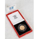 Royal Mint, United Kingdom 150 Years of Public Libraries Gold Proof Fifty Pence Coin, No. 0191, with