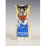 'Fair Maid of Perth' a Wemyss pottery jug, impressed mark 'WEMYSS', 21.5cm high.