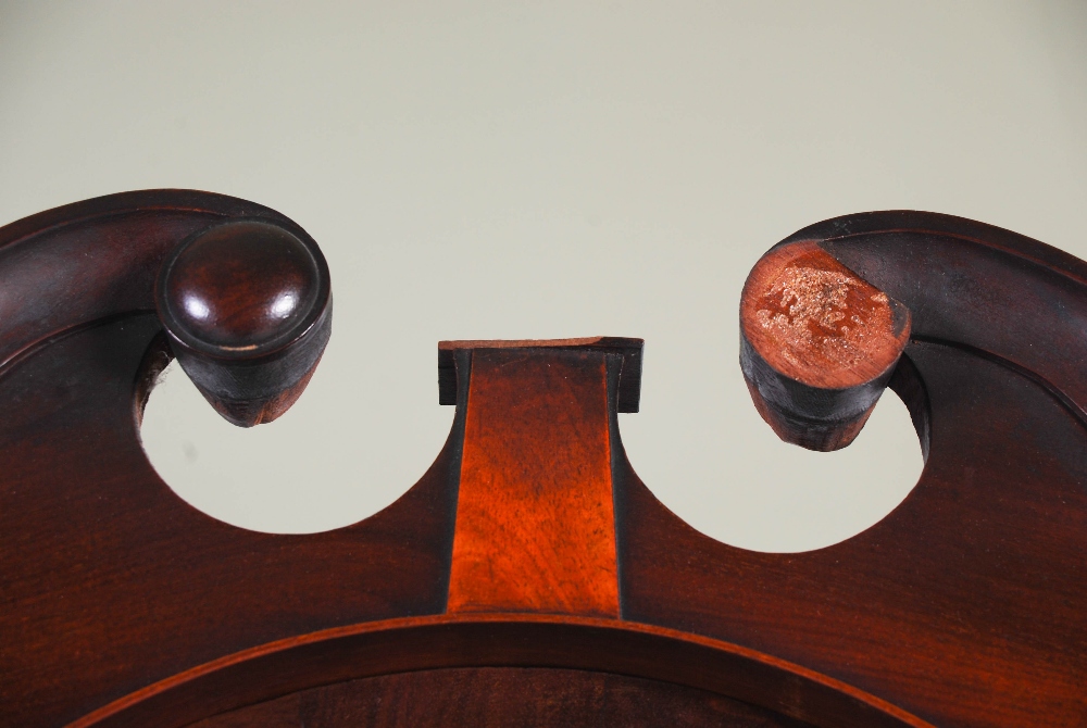 A 19th century mahogany longcase clock, W.M. Thomson, Dalkeith, the enamelled dial with Roman - Image 6 of 9