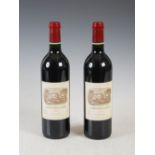 *Two bottles of Chateau Lafite-Rothschild, Carruades de Lafite, Pauillac, 2000, 12.5%, 750ml., (2).