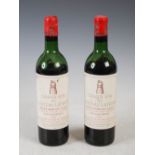 *Two bottles of Grand Vin De Chateau Latour, Premier Grand Cru Classe, Pauillac-Medoc, 1961, (2).