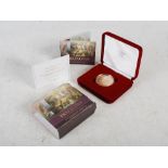 The Royal Mint, The Battle of Trafalgar, United Kingdom 2005 Gold Proof Commemorative Crown, with