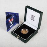 The Royal Mint, The End of WW II 1945-2005, 60th Anniversary £2 Gold Proof Coin, with Certificate of