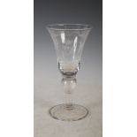 A limited edition Queen Elizabeth II Commemorative Coronation glass goblet by Thomas Goode & Co,